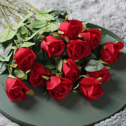 10pcs Artificial Flower Rose Flower Wedding Decoration Valentine's Gift